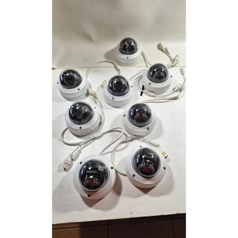 LOT of 8 IR Network Camera IPC-DFR3MP Mortorized Dome PoE Camera